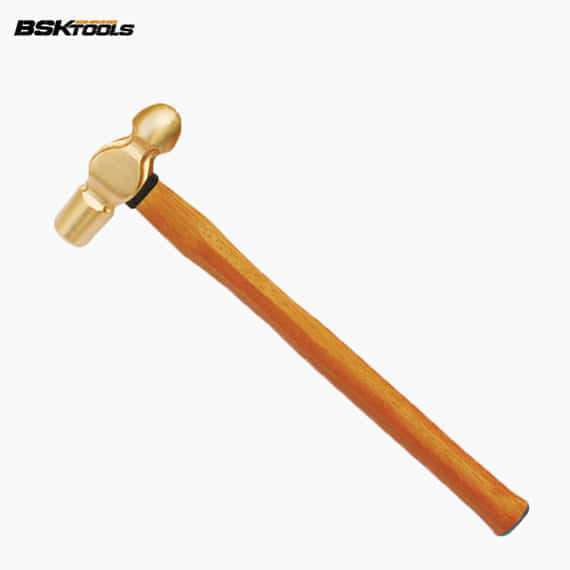 Martillo de Bola Antichispa con Mango de Madera